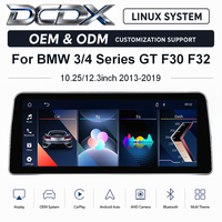 Personnalisation OEM et ODM pour BMW Série 3/4 NBT/EVO F30 F31 F32 F33 Système Linux 10.25"/12.3" Autoradio Multimédia CarPlay & Auto