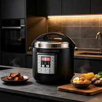 Cuisinière électrique à pression grande taille, pot antiadhésif, modes de cuisson multiples, appareil de cuisine domestique, approvisionnement en gros