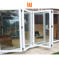 Porte pliante en PVC design moderne Moustiquaire en plastique avec prix Porte vitrée pour chambre extérieure Salle de bain Villa Application scolaire