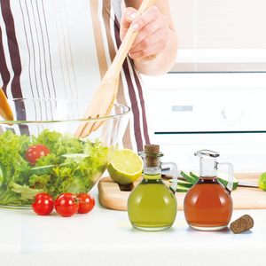 Distributeur de verre d'huile et de vinaigre de 6oz 180ml avec <span class=keywords><strong>bouchon</strong></span> hermétique et poignée Bouteilles de condiments <span class=keywords><strong>en</strong></span> verre <span class=keywords><strong>pour</strong></span> vinaigrette - Product Image 6