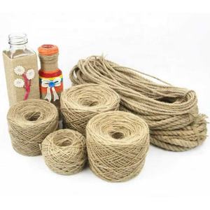 Meilleure vente ligne d'emballage <span class=keywords><strong>en</strong></span> fibres naturelles 3 brins de ficelle de sisal torsadée <span class=keywords><strong>corde</strong></span> de jute de <span class=keywords><strong>chanvre</strong></span> pour la décoration - Product Image 5
