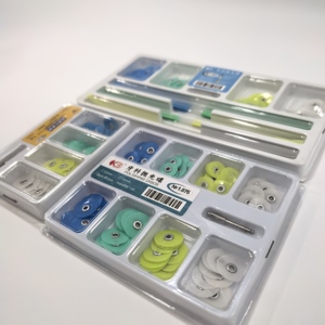 40 pcs kim cương đĩa Kit nha khoa đánh bóng đĩa với trục gá 1.071 khoan phụ kiện với trục gá - Product Image 6