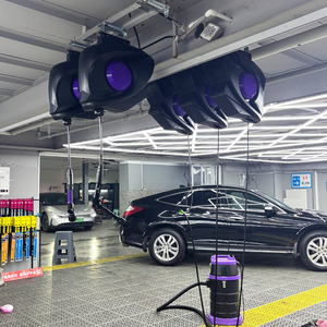 Carrete de manguera eléctrico retráctil de alta resistencia para lavado de coches, montado en pared, para estaciones de detallado automotriz, garajes y bahías de lavado de coches - Product Image 1
