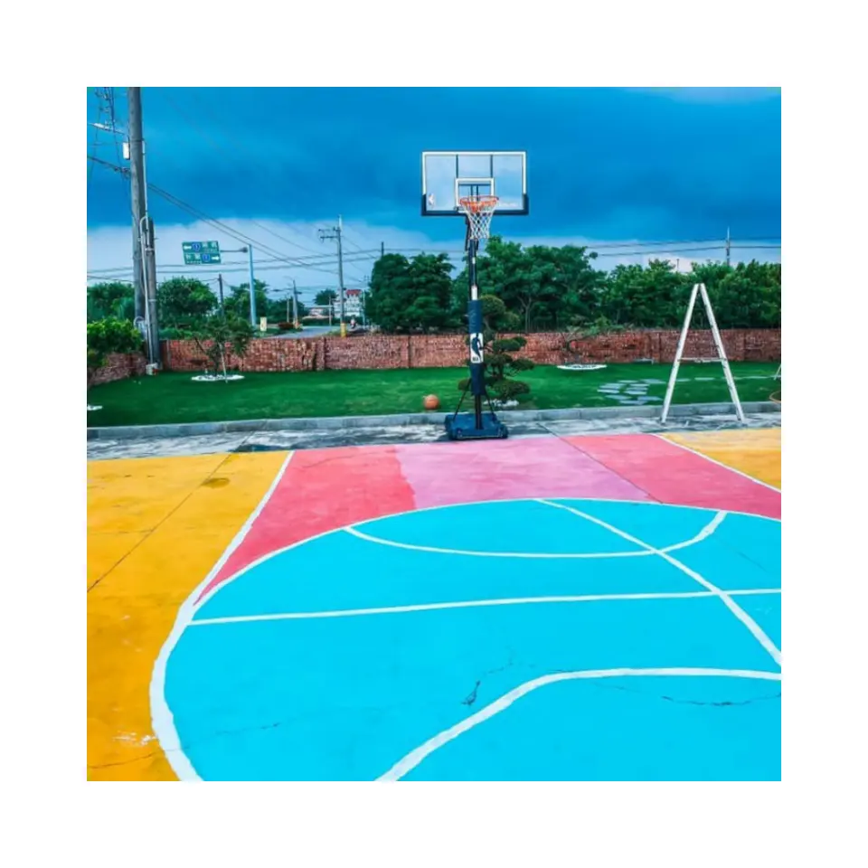 농구 테니스 패들 및 야외 놀이터 내구성 VersaCourt 바닥재 솔루션을위한 프리미엄 스포츠 표면