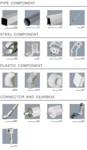 Galvanisé/Aluminium E supports supports De <span class=keywords><strong>Plafond</strong></span>, bras se pliant rétractable auvent pièces - Product Image 6