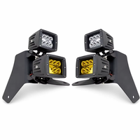 Support de lampe double couche pour montant A en acier au manganèse pour Jeep Wrangler JL 2018-2025 – Support de lampe – Vente directe usine