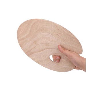 Lisi nghệ sĩ hình bầu dục sơn dầu bảng màu gỗ cho nghệ thuật Pallet màu pha trộn - Product Image 3