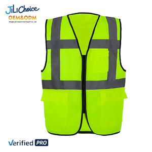 J & L 2025 OEM Hi Vis rompi keselamatan peralatan tahan air jas hujan rompi pelindung jaket reflektif mantel hujan pakaian keselamatan - Product Image 4