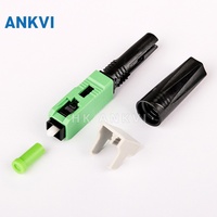 Konektor Serat Optik Cepat 3301 LN-10 SC APC 0.3dB Loss FTTH Drop Cable Field Assembly