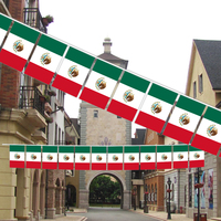 Ventes directes des fabricants 14*21cm Drapeaux mexicains pour décoration de vacances pour les fans