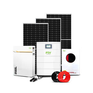 솔라 패널 키트 오프 그리드 15kw 10kw 5kw 솔라 시스템 패키지 배터리 및 인버터 하이브리드 5000 와트 에너지 시스템 - Product Image 2