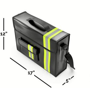 Waterproof & Fireproof Tool Bag with Document Holder File <b>Folders</b> Fire-resistant Packing Material for Secure Document Storage - Product Image 5