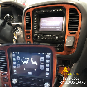 Reproductor de vídeo Multimedia <span class=keywords><strong>Android</strong></span> 13 para coche para LEXUS LX470 Toyota Land Cruiser 100 2001 VX <span class=keywords><strong>Bluetooth</strong></span> estéreo GPS CarPlay Unidad Principal - Product Image 2