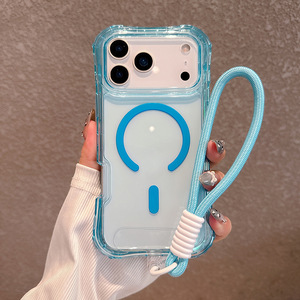 Funda protectora anticaída tres en uno para <span class=keywords><strong>iPhone</strong></span> 17 Pro Max, funda colorida para teléfono móvil con marco con o sin cordón - Product Image 1