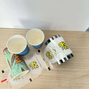 <span class=keywords><strong>Film</strong></span> d'étanchéité en rouleau personnalisé, imprimé, souple, brillant, de qualité alimentaire, pour gobelets à bubble tea, café, eau minérale, vin, soda (BOPP, PET) - Product Image 6