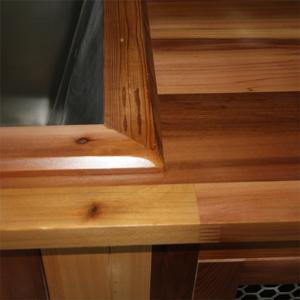 Großhandel Outdoor Kanadische Rotzeder Holz-Eisbadewanne mit Wasserkühler für Heim- oder Fitnessstudio-Nutzung - Product Image 4