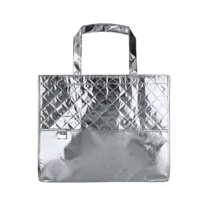 Bolsa de compras de TNT laminada, merchandising personalizado - Product Image 1