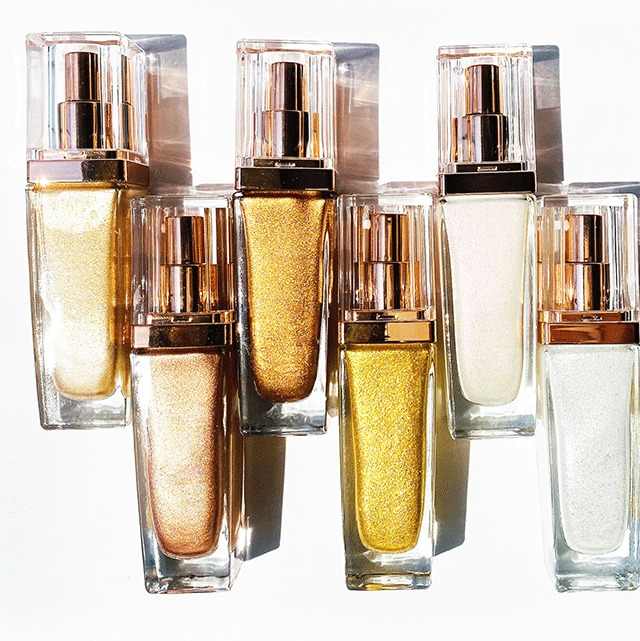 body shimmer oil cosmetics cream bronzer glitter makeup private