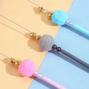 Nuovo Giocattolo per <span class=keywords><strong>Gatti</strong></span>, Fornitura Diretta dai Produttori, Bacchetta Interattiva con Campanello e Pallina a Nappa per Gattine - Product Image 5