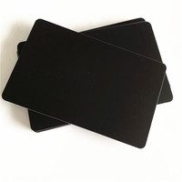 Cartes vierges imprimables en PVC, étanches, mini-tags NFC RFID 13,56 MHz, programmables, noir et blanc mat, pour contrôle d'accès