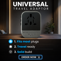 Adaptateur de chargeur universel PD 35W ignifuge avec USB Type C et broches rétractables certifié CE RoHS FCC UKCA pour les voyages d'affaires
