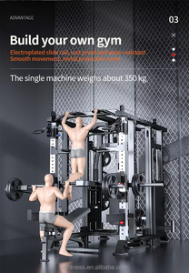 Equipamento fitness ginástica multi função estação, tudo em uma casa treino smith máquina ginástica - Product Image 2