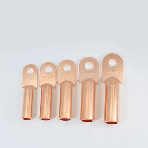 Fio De Cobre Lugs Conectores De Terminal Usados em AWG12 10 8 6 4 <span class=keywords><strong>2</strong></span> Cabo Bare Copper Ilhós Terminais De Anel Conectores - Product Image 4