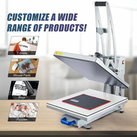Presse à chaud coulissante automatique 38x38cm à prix d'usine pour la sublimation de t-shirts