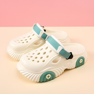 <b>Clogs</b> For Men And Women Summer Thick Soled Breathable EVA Outdoor Sandals White Fruit Green Black Gray 36 45 - Product Image 1