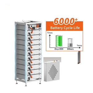 ชุดแบตเตอรี่แบบโมดูลาร์แรงดันสูง deye BOS-A ความจุ 200AH 38v 53KWH 161kwh Lifepo4 ลิเธียมไอออน สำหรับระบบพลังงานแสงอาทิตย์ - Product Image 2