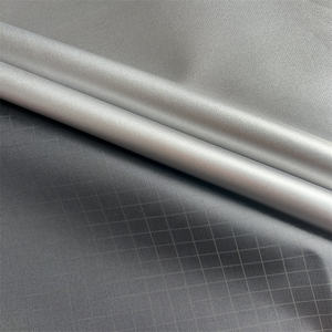 <span class=keywords><strong>Rideau</strong></span> <span class=keywords><strong>de</strong></span> <span class=keywords><strong>douche</strong></span> occultant en polyester recyclé à 100 %, <span class=keywords><strong>tissu</strong></span> Oxford <span class=keywords><strong>enduit</strong></span> argenté - Product Image 1