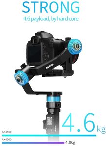 Feiyu Tech AK4500 Aluminum Payload 4.6kg 3 <strong>Axis</strong> <strong>Handheld</strong> Mirrorless <strong>DSLR</strong> <strong>Camera</strong> Video <strong>Gimbal</strong> Stabilizer for <strong>Camera</strong> - Product Image 4