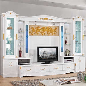 Styles Offres Spéciales universel <span class=keywords><strong>Tv</strong></span> unité murale armoire <span class=keywords><strong>ensemble</strong></span> avec spectacle verre Cabnets de rangement <span class=keywords><strong>meuble</strong></span> <span class=keywords><strong>TV</strong></span> meubles de salon - Product Image 2