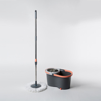 Tête de balai rotative 360 pour Mopturkey Mopspinning, en microfibre et acier inoxydable, avec pédale, haute capacité, du fabricant