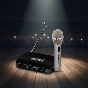 Sistema de Micrófono Inalámbrico de 5 Núcleos D0100H5EUPX, Receptor de Doble Función con Antena Telescópica para Uso Profesional de Audio - Product Image 2