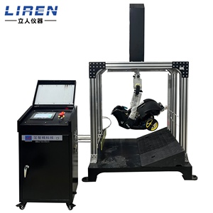 Stroller <strong>Folding</strong> Foot <strong>Testing</strong> <strong>Machine</strong> Pram <strong>Folding</strong> Mechanism Durability Tester Cycle-Controlled Stroller Fold Tester - Product Image 1