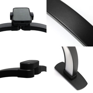 Có thể gập lại nửa mặt trăng dẫn ánh sáng móng tay nhựa điện thoại chủ Beauty <span class=keywords><strong>LED</strong></span> bảng đèn cho Nail Salon Lash làm việc bàn đèn - Product Image 5