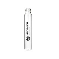 Stok murah 115mm kaca bening lab testTube dengan tutup pengaman anak