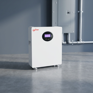 Système de Stockage d'Énergie Solaire Sans Faille (SES) 5KWh-BG Hors Réseau, Batterie Murale LiFePO4 avec Onduleur 51.2V CAN/RS485, Parfaitement Intégré - Product Image 2