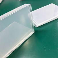 Plaque acrylique transparente premium 3 mm 50x50 mm, services de découpe/gravure sur panneau PMMA