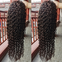 Perruques Lace wig brésiliennes naturelles Full Virgin HD, perruques Lace Front wig transparentes pour femmes noires