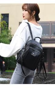 Sac à dos spacieux en cuir végétalien pour adolescents et jeunes femmes, élégant, durable et parfait pour l'école ou les aventures quotidiennes - Product Image 6