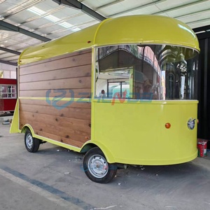Remorque alimentaire mobile entièrement équipée, chariot de restauration, camion de vente alimentaire à vendre, remorque argentée personnalisable, voiture de restauration - Product Image 2