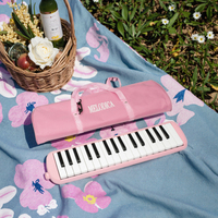 OEM Accepted ME-32P Blue 32-Key Melodica Stainless Steel ABS Plastic Brass Components Factory Musical Instrument Accessory