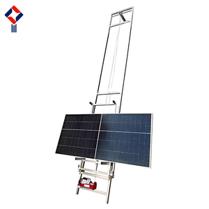 Lève-personne électrique portable à câble métallique de 4 à 20 m pour l'installation de panneaux solaires, capacité de 200 kg, télécommande - Product Image 2