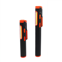 Stylo LED rechargeable avec faisceau large COB, base magnétique, clip, lampe de poche d'inspection pour la réparation et l'utilisation en extérieur