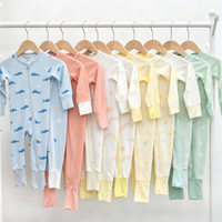 Exporteer Kleding voor Baby's op Maat, 100% Biologisch Katoen, Anti-Fade Rompers, Lichtgewicht Kinderpyjama's