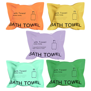 Toalla de Baño Comprimida Desechable Grande de 70x140cm, Toalla de Viaje de Secado Rápido, Toalla de <span class=keywords><strong>Tela</strong></span> Lavable para Ducha - Product Image 3