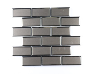 Cho Vật Liệu Xây Dựng Với Vát Cạnh Ốp Lát Tàu Điện Ngầm Gương Kính Mosaic Tường Gạch — ảnh 1