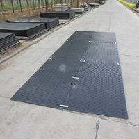 Tapis de protection de terrain de chantier en PE à emboîtement, robustes et durables, pour équipement temporaire, construction, excavatrice, route, tapis en HDPE